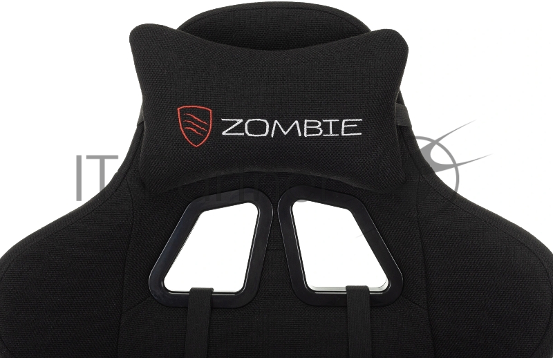 Кресло игровое Zombie Carry черный крестов. пластик