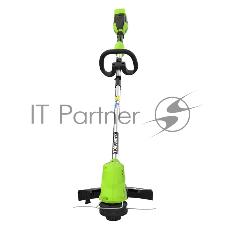 Триммер аккумуляторный GreenWorks GD40LT, 40V, 38 см, с 1хАКБ 4 Ач и ЗУ (2112207UB)