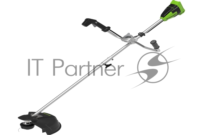 Триммер аккумуляторный GreenWorks GD40BCB, 40V, 40 см, бесщеточный, с 1хАКБ 8Ач и ЗУ (2105707UH)