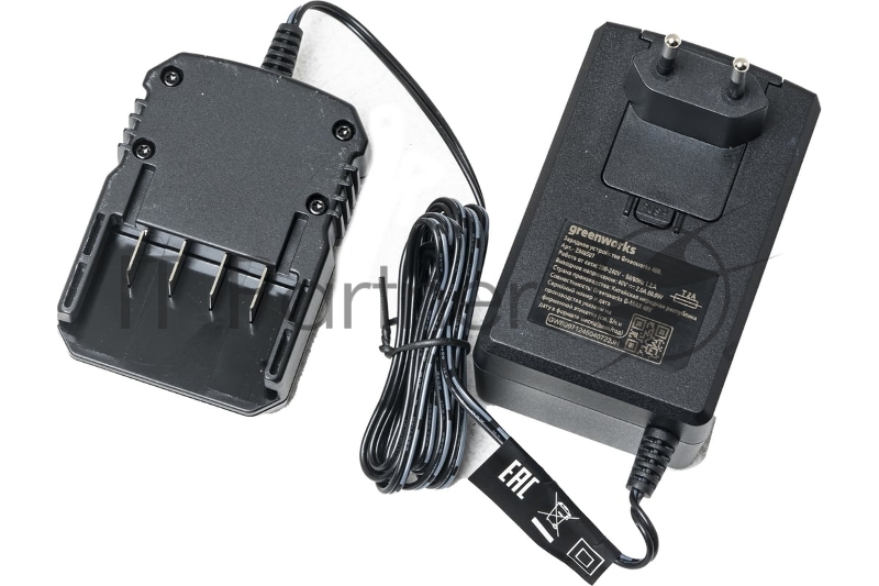 Триммер аккумуляторный GreenWorks GD40BCB, 40V, 40 см, бесщеточный, с 1хАКБ 8Ач и ЗУ (2105707UH)