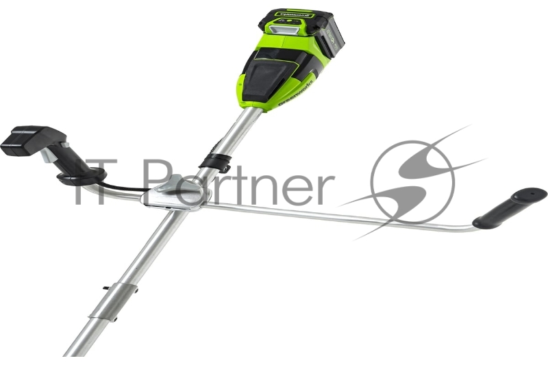 Триммер аккумуляторный GreenWorks GD40BCB, 40V, 40 см, бесщеточный, с 1хАКБ 8Ач и ЗУ (2105707UH)