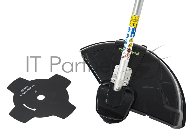 Триммер аккумуляторный GreenWorks GD40BCB, 40V, 40 см, бесщеточный, с 1хАКБ 8Ач и ЗУ (2105707UH)