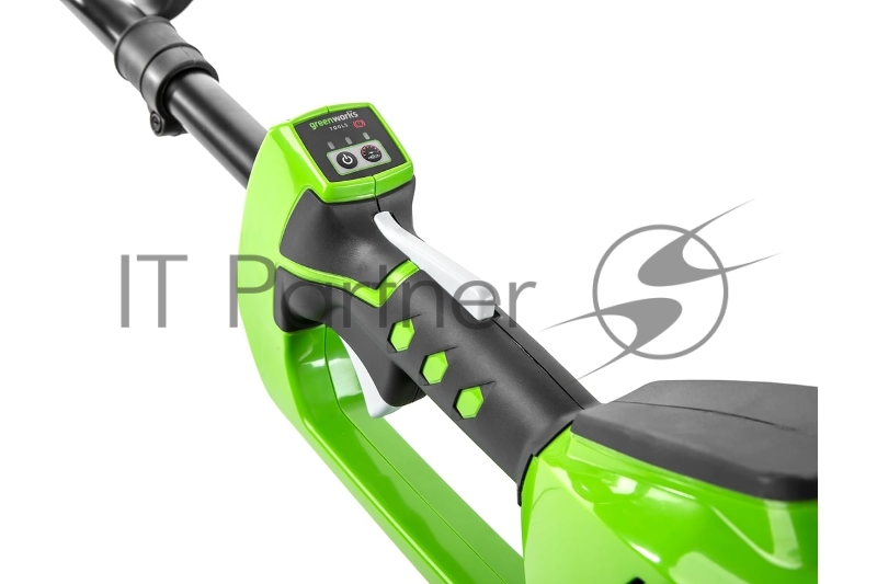 Триммер аккумуляторный GreenWorks GD40BC, 40V, 40 см, бесщеточный, с 1хАКБ 8 Ач и ЗУ (1301507UH)