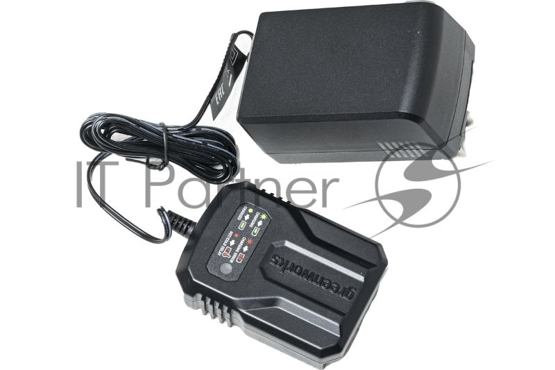 Триммер аккумуляторный GreenWorks GD40BC, 40V, 40 см, бесщеточный, с 1хАКБ 8 Ач и ЗУ (1301507UH)