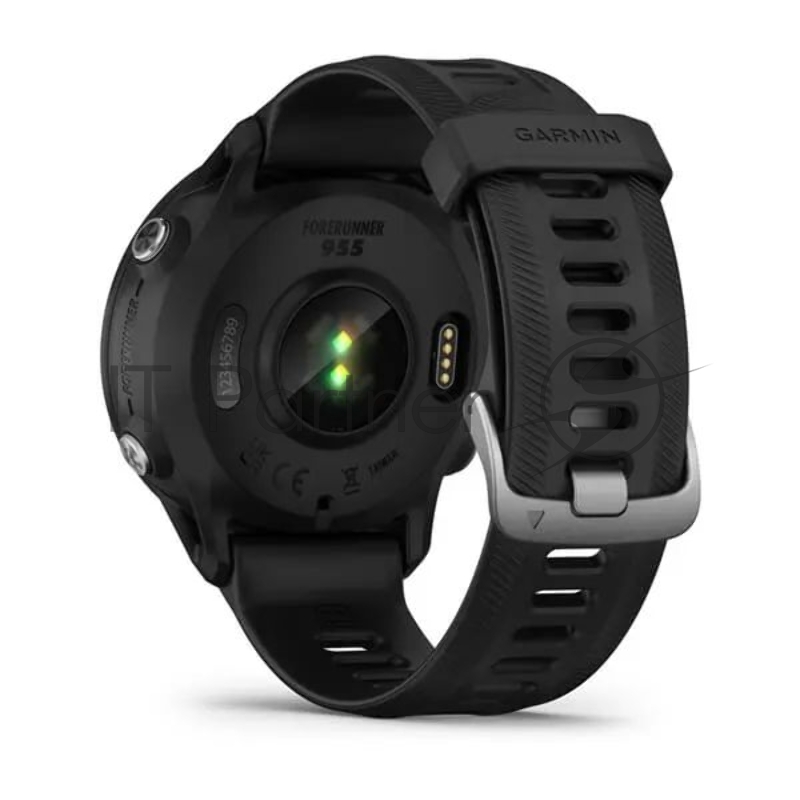 Смарт-часы Garmin Forerunner 955 33мм 1.3 корп.черный рем.черный разм.брасл.:130-220мм (010-02638-30)
