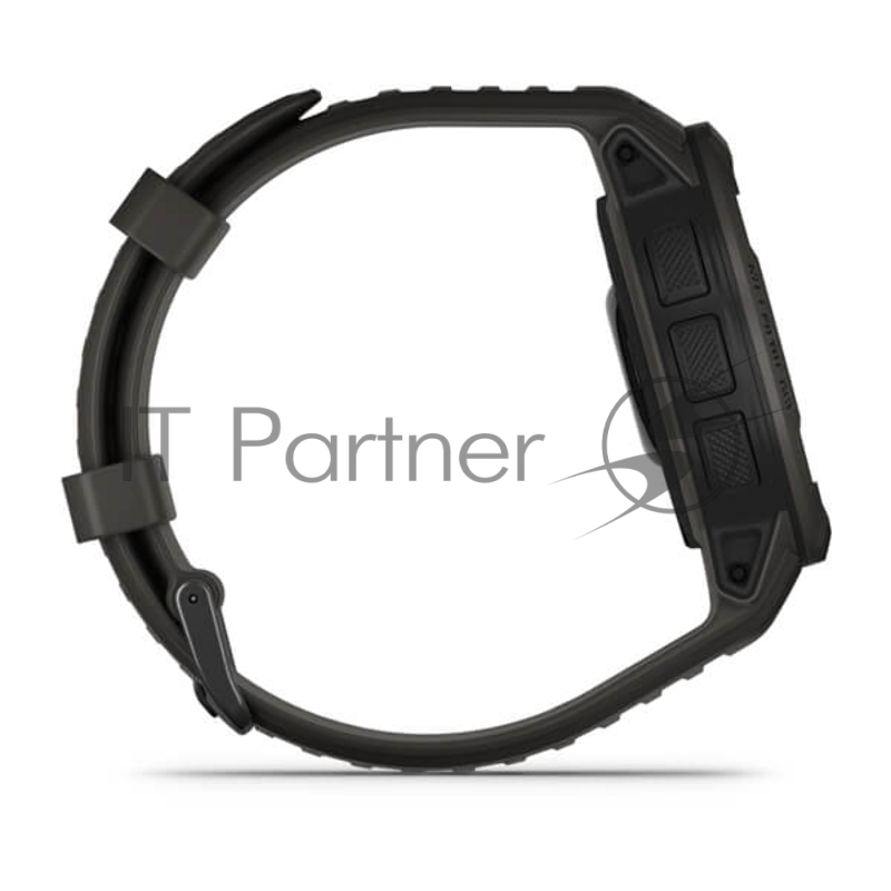 Смарт-часы Garmin Instinct 2 Solar 45мм 0.9 AMOLED корп.черный силикон рем.черный (010-02627-00)