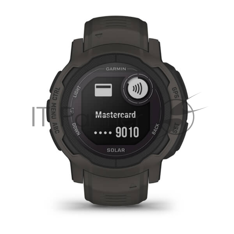 Смарт-часы Garmin Instinct 2 Solar 45мм 0.9 AMOLED корп.черный силикон рем.черный (010-02627-00)