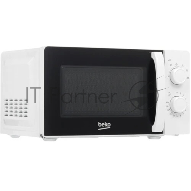 Микроволновая печь Beko SOLO MOC20100W1 белый, 20 л, 700 Вт, переключатели - поворотный механизм
