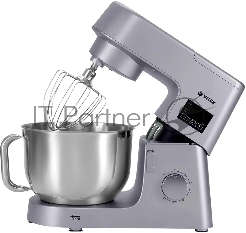 Миксер планетарный Vitek VT-PM0550 2000Вт серебристый