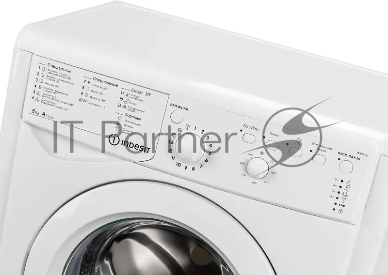 Стиральная машина Indesit IWSC 5105 белый, загрузка фронтальная 5 кг, 1000 об/мин., класс: А