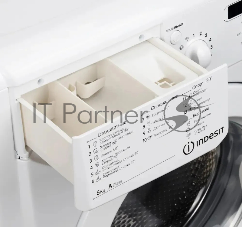 Стиральная машина Indesit IWSD 5085 (CIS) белый, загрузка фронтальная 5 кг,800 об/мин., класс: А