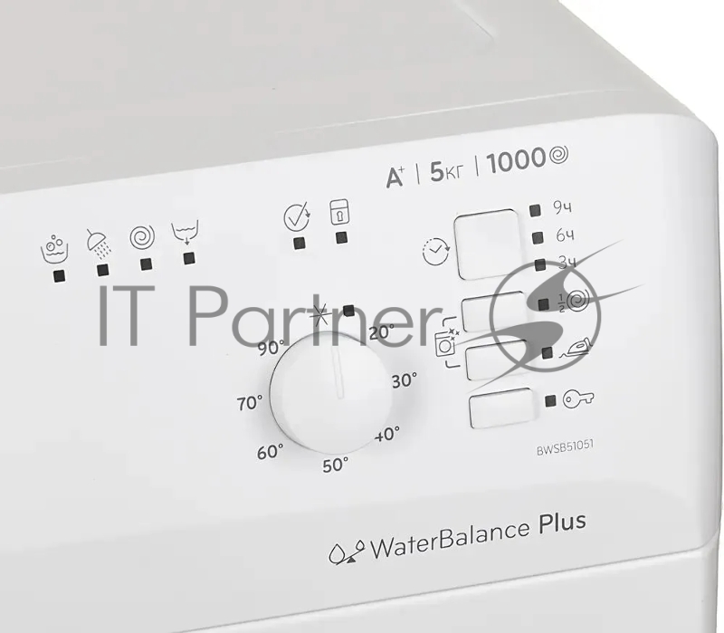 Стиральная машина Indesit BWSB 51051 белый, загрузка фронтальная 5 кг, 1000 об/мин., класс: А