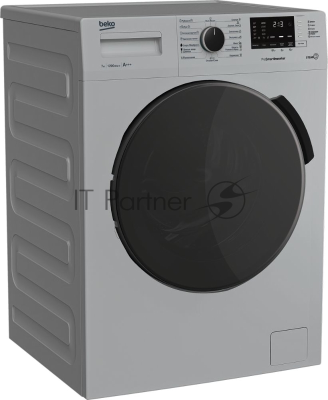 Стиральная машина Beko RSPE78612S серебристый, загрузка фронтальная 7 кг, 1200 об/мин., класс: А