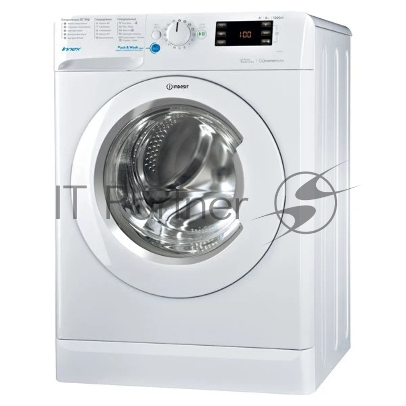 Стиральная машина Indesit BWE 81282 L белый, загрузка фронтальная 8 кг, 1200 об/мин., класс: А