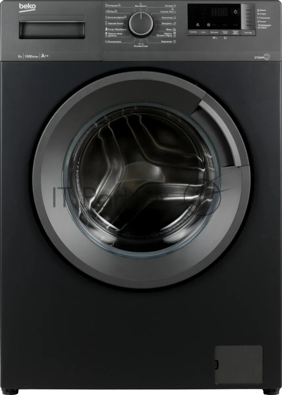 Стиральные машина Beko WSRE6512ZAA темно-серый, загрузка фронтальная 6 кг, 1000 об/мин., класс: А