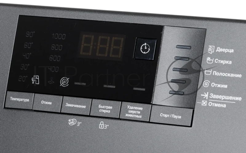 Стиральные машина Beko WSRE6512ZAA темно-серый, загрузка фронтальная 6 кг, 1000 об/мин., класс: А