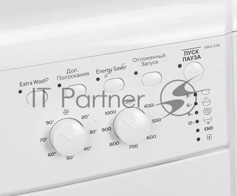 Стиральная машина Indesit EWUC 4105 CIS белый, загрузка фронтальная 4 кг, 1000 об/мин., класс: А