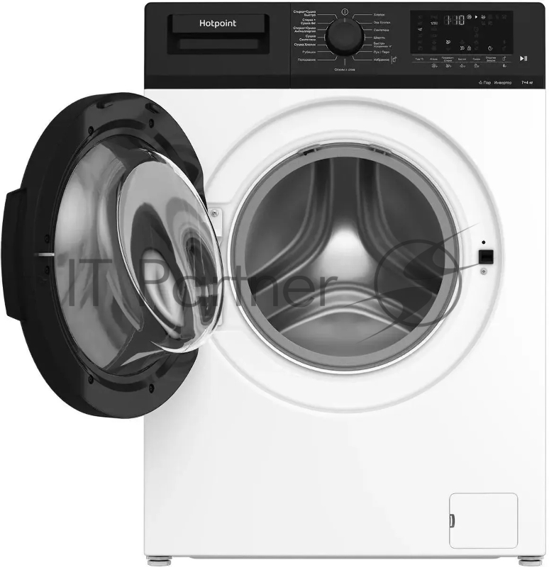 Стирально-сушильная машина Hotpoint-Ariston WDS 7448 C7S VBW белый, загр. фронтальная макс.: 7 кг 1400 об/мин класс: А