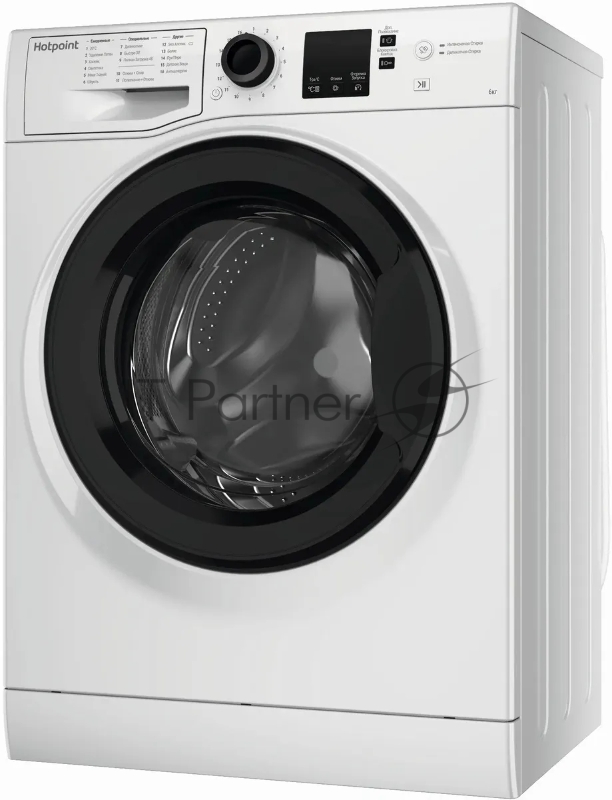 Стиральная машина HOTPOINT NSS 6015 K RU (869991644630) белый, загр. фронтальная макс.: 6 кг 1000 об/мин класс: А