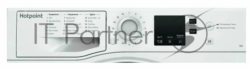 Стиральная машина HOTPOINT NUS 5015 H RU белый, загр. фронтальная макс.: 5 кг 1000 об/мин класс: А