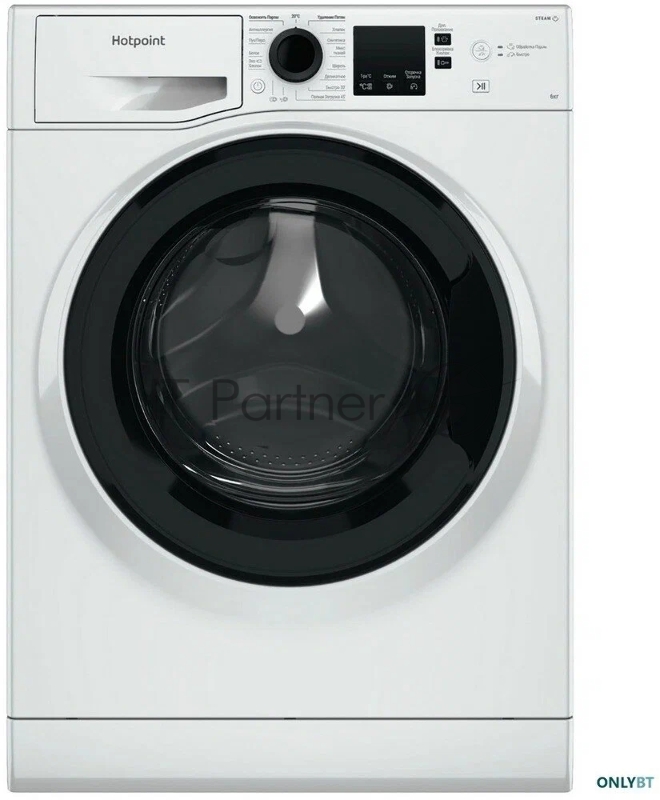 Стиральная машина HOTPOINT NSB 6015 WV RU (869991644650) белый, загр. фронтальная макс.: 6 кг 1000 об/мин класс: А+