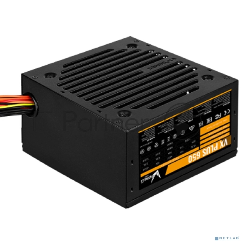 Блок питания Aerocool / Formula ATX 650W AC VX PLUS, 650Вт, 120mm, черный (аналог Aerocool VX Plus 650)
