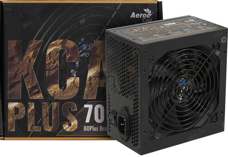 Блок питания Aerocool / Formula AC KCAS PLUS 700, 700Вт, 80 PLUS Bronze, 120мм черный (аналог Aerocool KCAS PLUS 700W)
