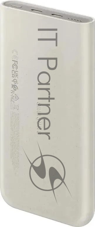 Мобильный аккумулятор Samsung EB-U2510 10000mAh 25W 3A 2xUSB-C беспров.зар. бежевый (EB-U2510XUEGRU)