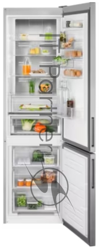 Холодильник Electrolux LNT7ME36X3 нержавеющая сталь двухкамерный 266/101л, морозилка снизу