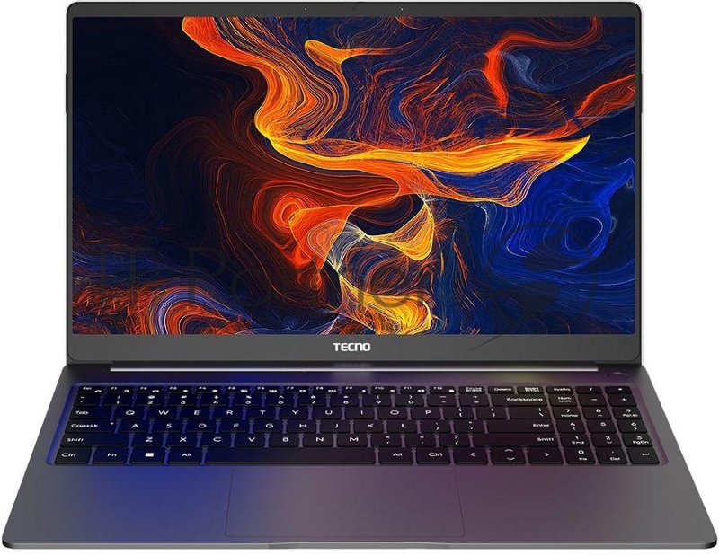 Ноутбук Tecno MegaBook T15RA Core i5 13420H 16Gb SSD512Gb Intel UHD Graphics 15.6 IPS FHD (1920x1080) Windows 11 Home grey WiFi BT Cam 6140mAh (71003300181)