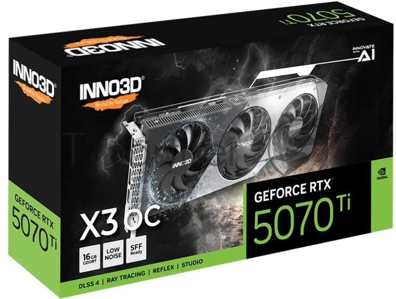 INNO3D RTX 5070 Ti X3 OC//RTX5070Ti, HDMI, DP*3, 16G,D7