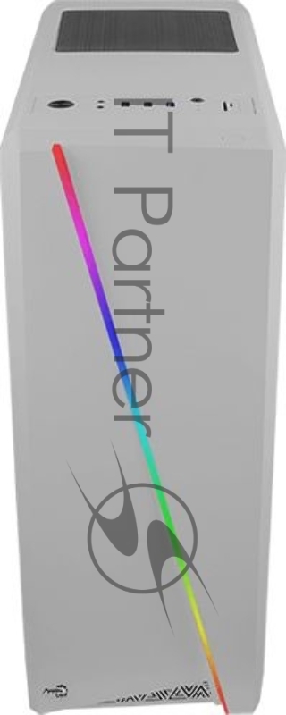 Компьютерный корпус Aerocool / Formula Cylon White без БП, боковое окно, с Card Reader, ATX, белый