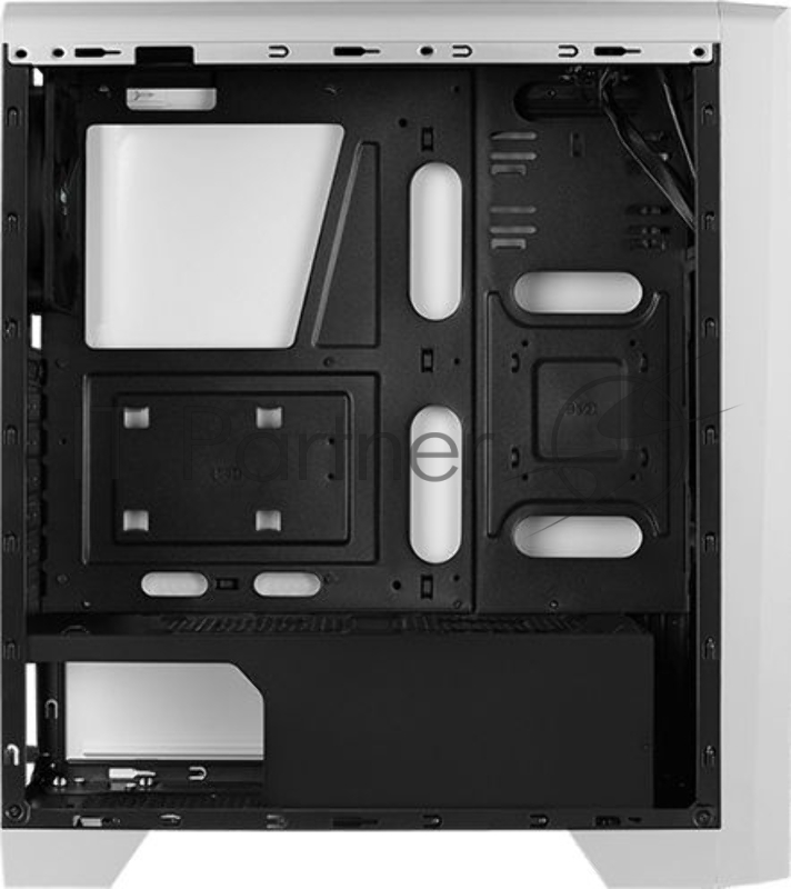 Компьютерный корпус Aerocool / Formula Cylon White без БП, боковое окно, с Card Reader, ATX, белый