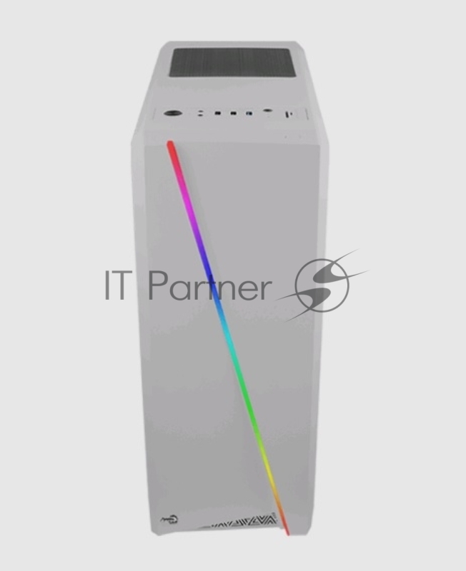 Компьютерный корпус Aerocool / Formula Cylon White без БП, боковое окно, с Card Reader, ATX, белый