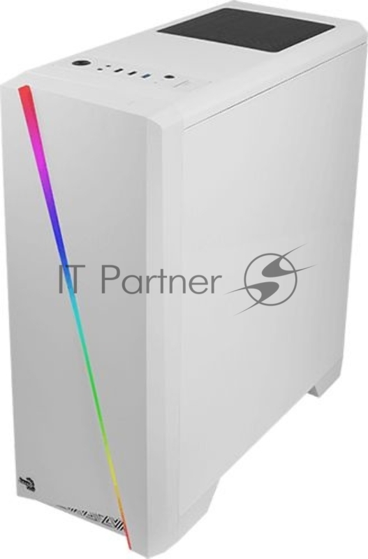 Компьютерный корпус Aerocool / Formula Cylon White без БП, боковое окно, с Card Reader, ATX, белый