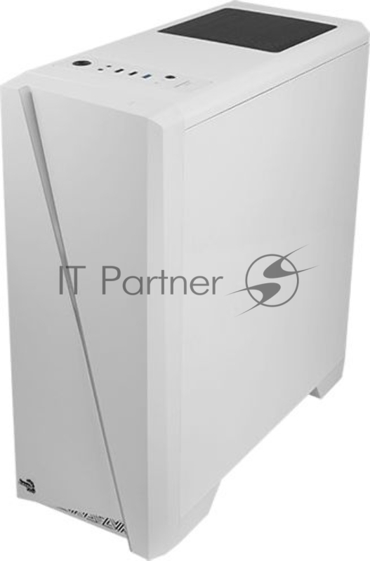 Компьютерный корпус Aerocool / Formula Cylon White без БП, боковое окно, с Card Reader, ATX, белый