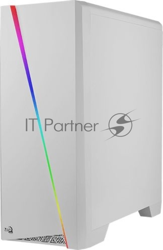 Компьютерный корпус Aerocool / Formula Cylon White без БП, боковое окно, с Card Reader, ATX, белый