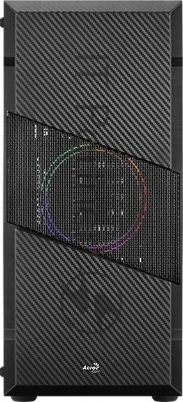 Корпус Aerocool / Formula Menace Saturn FRGB-G-BK-v1 черный без БП ATX 4x120mm 2xUSB2.0 1xUSB3.0 audio bott PSU