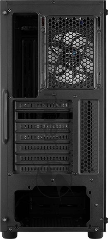 Корпус Aerocool / Formula Menace Saturn FRGB-G-BK-v1 черный без БП ATX 4x120mm 2xUSB2.0 1xUSB3.0 audio bott PSU