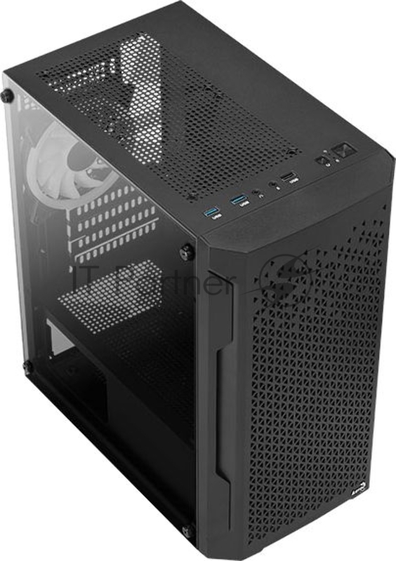 Компьютерный корпус Aerocool / Formula / Formula Trinity Mini-G-BK v2 черный без БП mATX 1x120mm 2xUSB2.0 1xUSB3.0 audio
