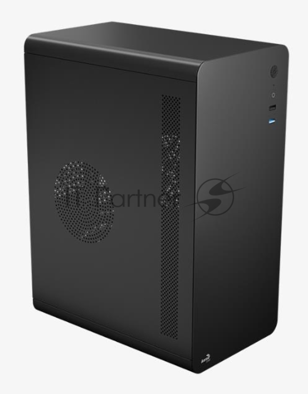 Корпус Aerocool / Formula CS-110-S-BK-v1 (mATX, 0.7mm, USB3.0 x1, USB2.0 x2, 1x 8cm Black Fan)