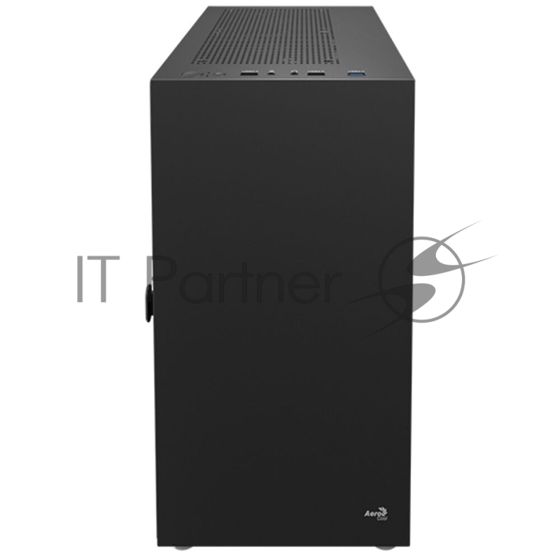 Корпус Aerocool / Formula CS-111-G-BK-v1 (mATX, 0.5mm, стекло, USB3.0 x1, USB2.0 x2, 1x 12cm Black Fan)