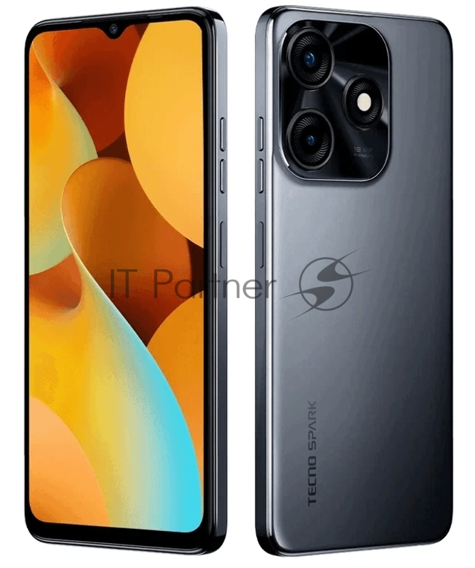 Смартфон Tecno KI5m SPARK 10C 128+4 Meta Black, 6.56 20:9 1612 x 720,1,6 ГГц, 8 Core, 4GB RAM, 128GB, up to 1TB flash, 16 Мп/8Мп,2 Sim,2G,3G,LTE, BTv5.0, WiFi 802.11 a/b/g/n/ac,NFC,GPS/AGPS,GLONAS 5000mAh, Android S, 163,84 мм