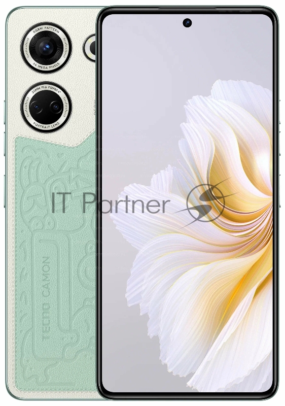 Смартфон CK6n CAMON 20 8+256 Art Edition, 6.67 Asahi Glass, 20:9, 2400 x 1080 Mpix, 2.0GHz x2 + 1.8GHz x6 , 8 Core, 8GB RAM,256GB, up to 2TB flash, 64Мп+AF+2Мп +QVGA/32Мп, 2Sim, LTE, 4G, BT v5.0, WiFi, GPS/AGPS, Type-C, 4900mAh, Android T, 185g, 162,