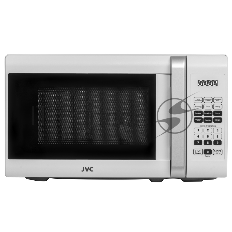 Микроволновая печь JVC JK-MW380S белый, 20 л, 700 Вт, переключатели - сенсор