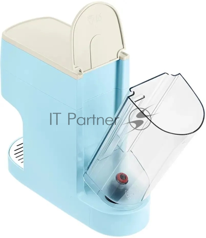 Кофеварка рожковая Kitfort КТ-7466 1450Вт голубой/белый