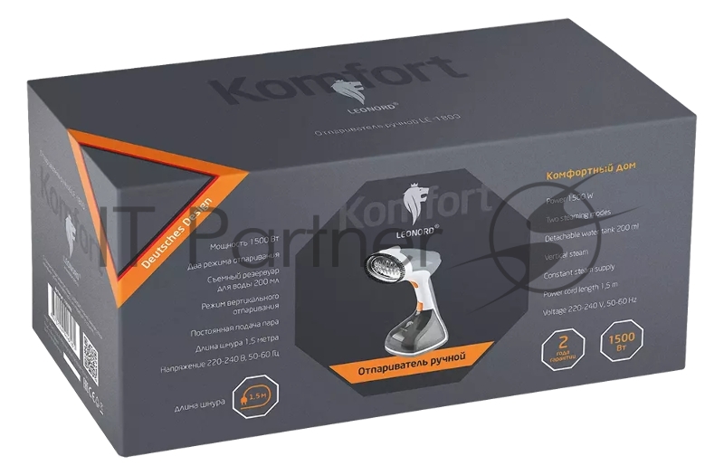 Отпариватель ручной LEONORD LE-1800 (1500 Вт, 220 мл)