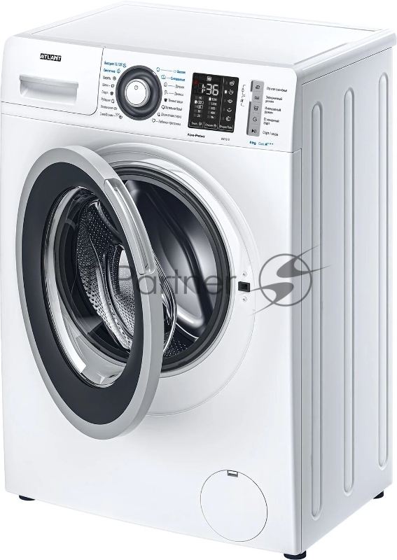 Стиральная машина Атлант СМА 80С1213-01 белый, загрузка фронтальная 8 кг, 1200 об/мин., класс: А+++.