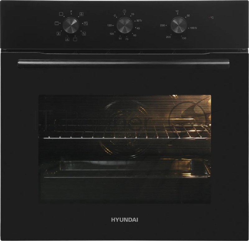 Духовой шкаф Электрический Hyundai HEO 66412 BG черный