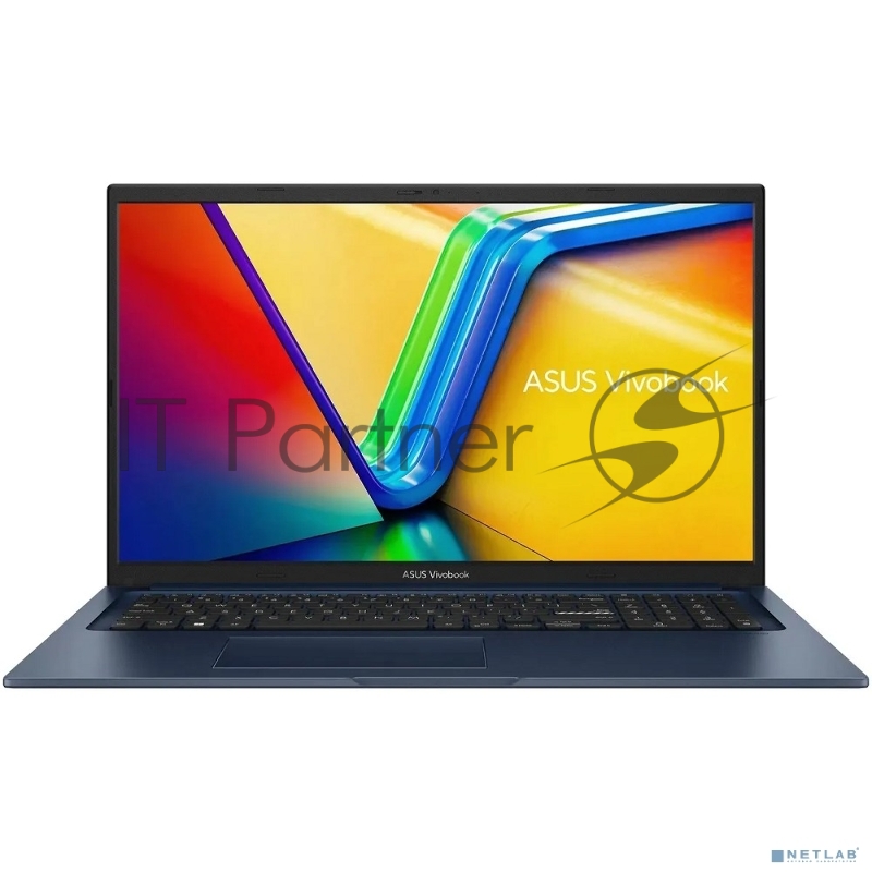 Ноутбук Asus Vivobook 17 X1704VA-AU661 синий 90NB10V2-M00SJ0 U-series U300 8Gb SSD512Gb Intel UHD Graphics 17.3 IPS FHD (1920x1080) без ОС WiFi BT Cam